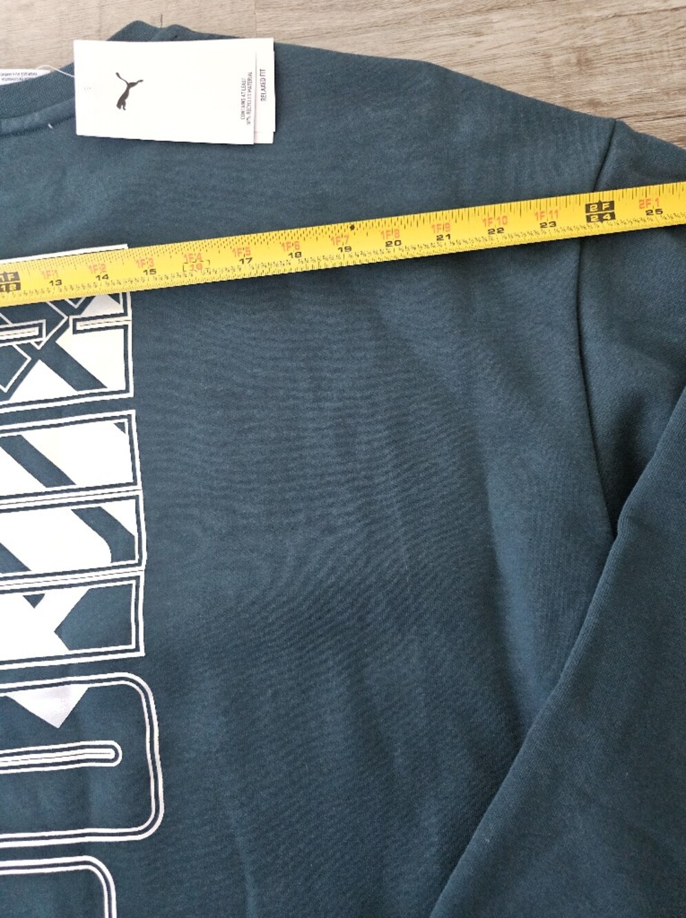 PUMA Men's RAD/CAL Metallic Crewneck Sweatshirt - Green Terrain - Size L - NWT - Picture 16 of 16